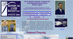 Desktop Screenshot of benson-realty.com